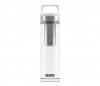 Termos szklany SIGG WMB z zaparzaczem HOT & COLD Glass 400 ml Aqua